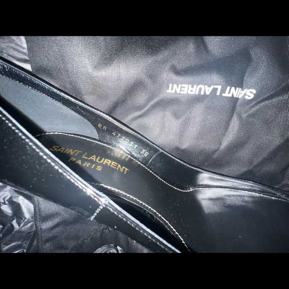 YSL Opyum Point-Toe Patent Leather Pumps NEVER WORN NEVER TRIED ON with box. - Picture 12 of 13